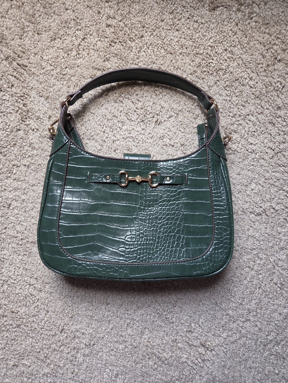 Anne Klein Hunter Green Hobo Bag